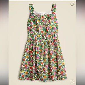 CrewCuts J.Crew Girls Smocked Waist Dress in Floral Cotton Voile
